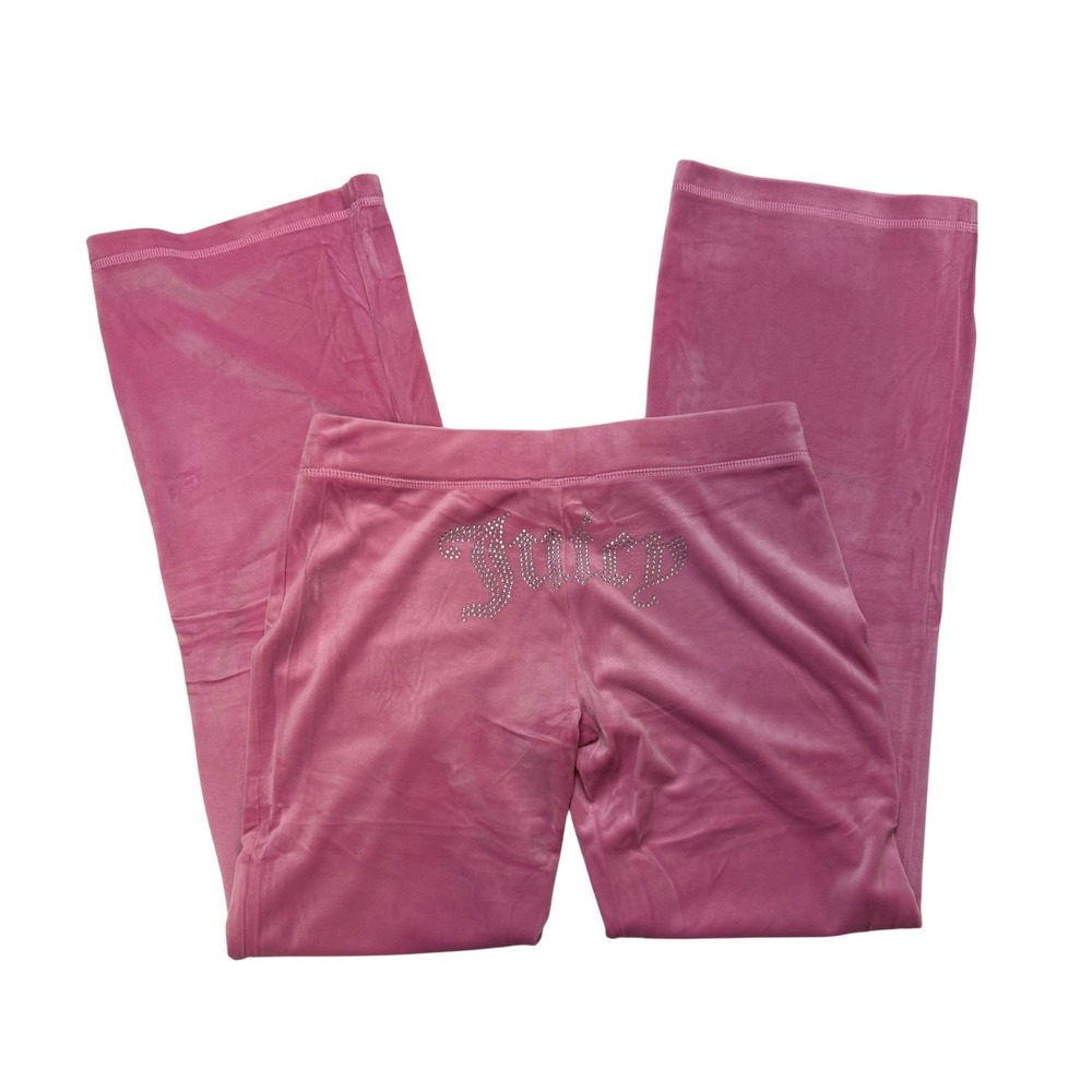 NWT Juicy Couture Velour Track Pants Y2K Girly Size S